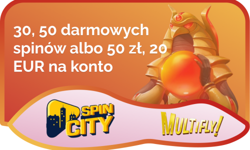 Spin City Bonus bez Depozytu