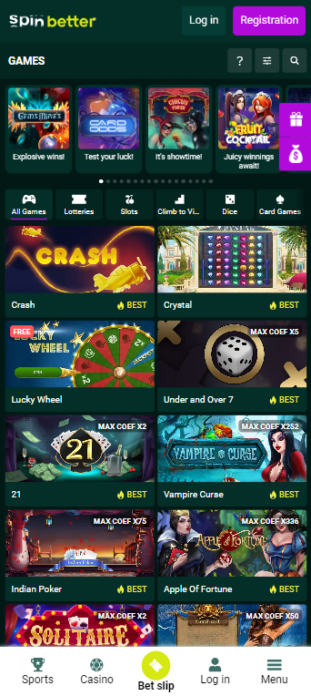 SpinBetter_ Best online sports betting! Play, win, and enjoy the thrill with us! - Google Chrome 2024-03-22 11.21.13