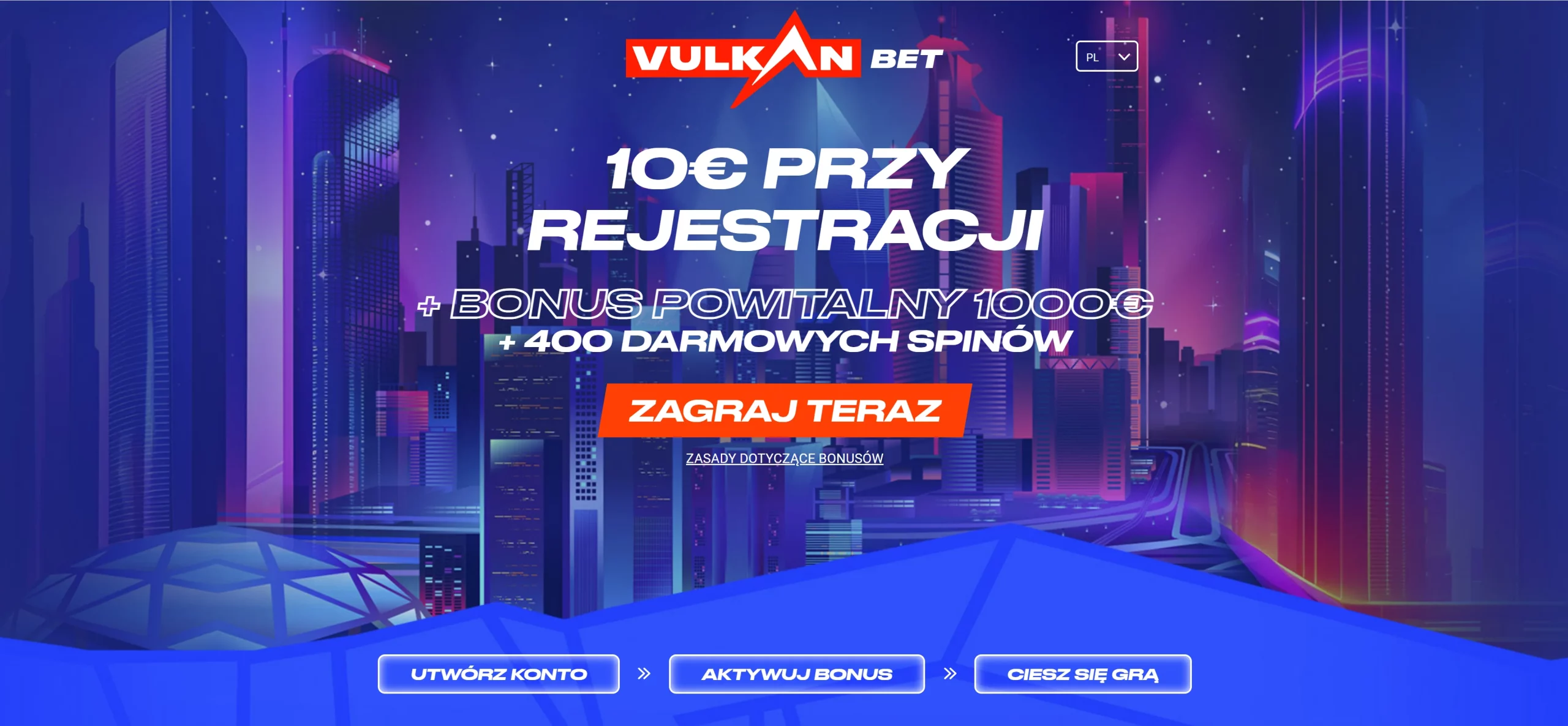 Vulkan Bet 10 EUR