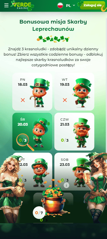 Bonusy za grę z okazji Dnia Świętego Patryka