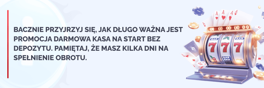 darmowa kasa, ważność obrotu