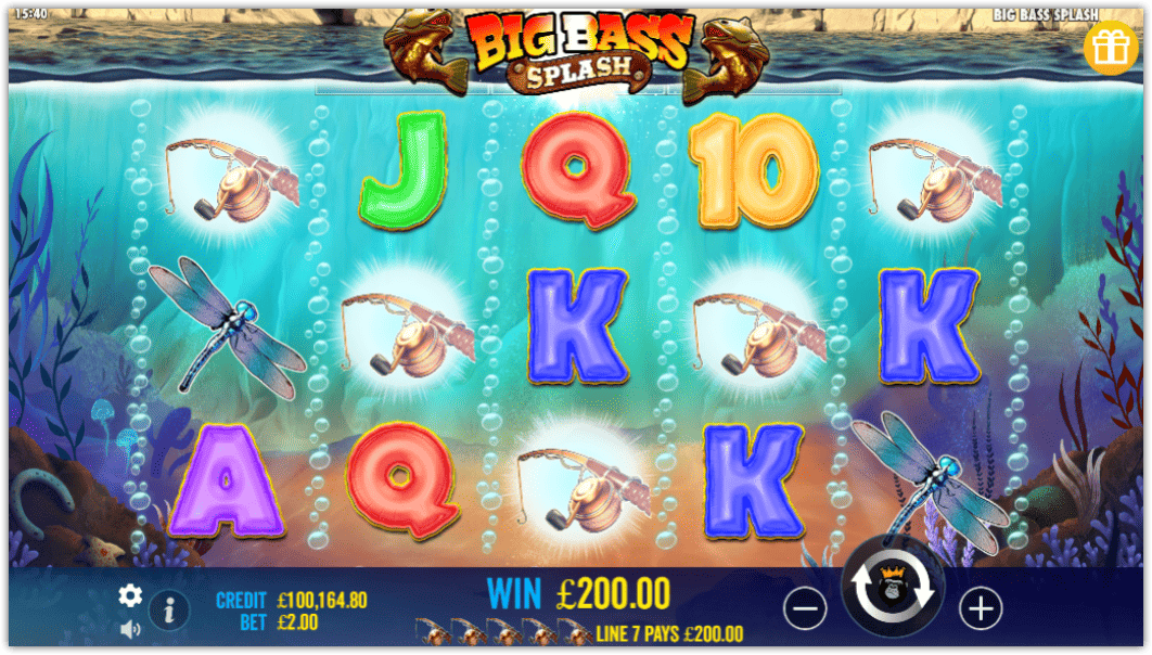 Gra slotowa Big Bass Splash