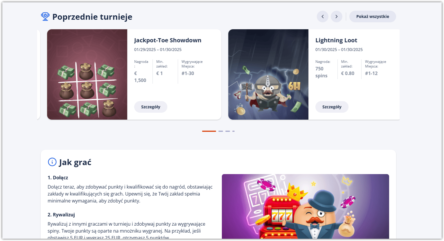 Graj w turniejach i wygrywaj nagrody w kasynie MrBet