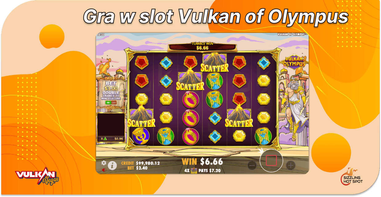 Granie w slot Vulkan of Olympus