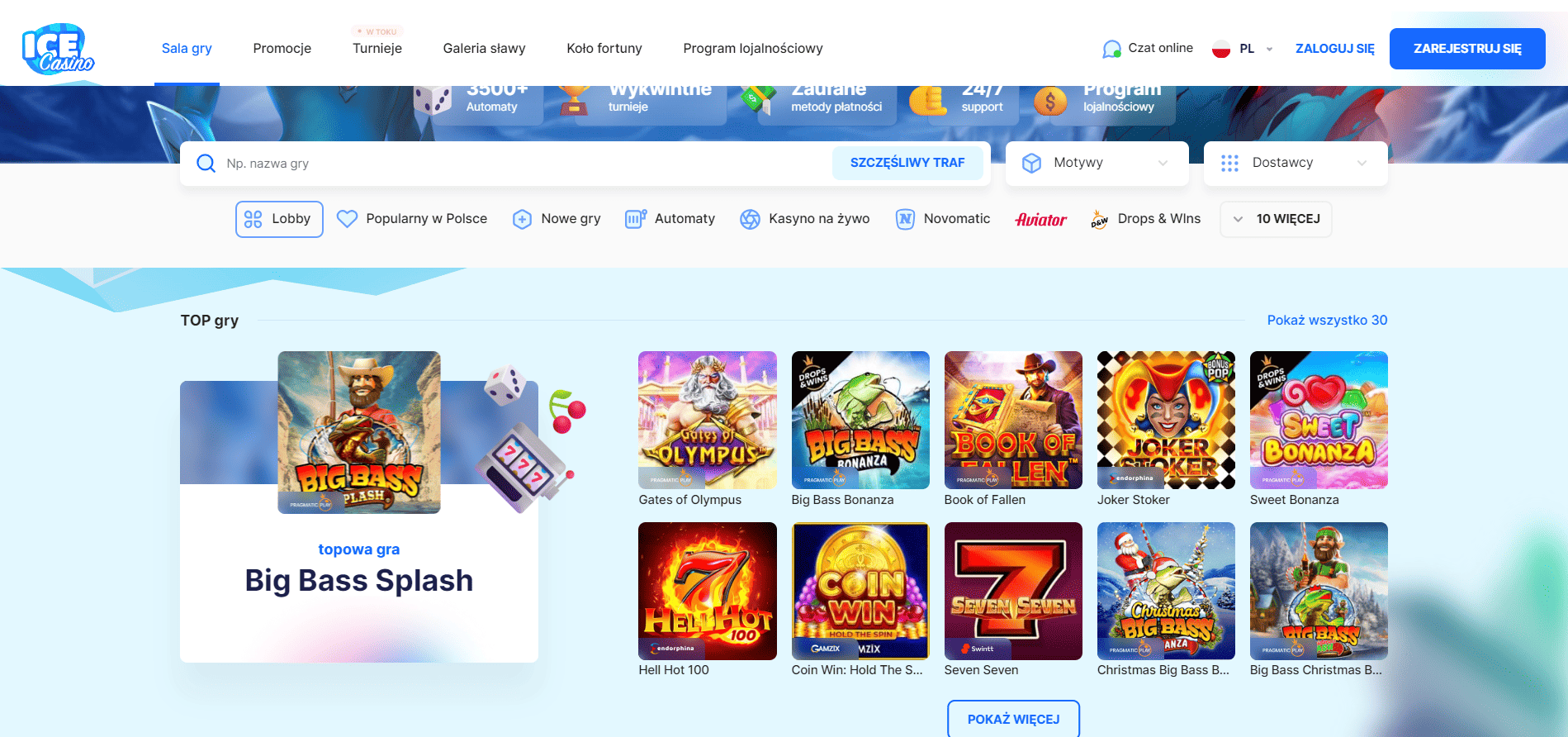 Ice Casino Polskie Kasyno Online