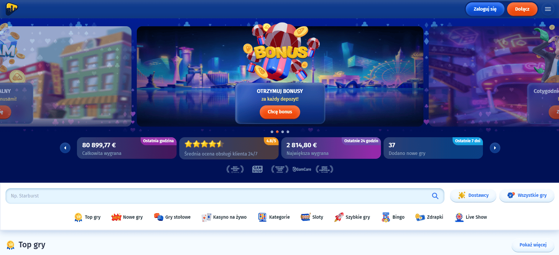 Kasyno online Spin City