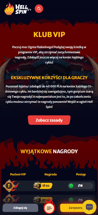 Programy Kasynowe VIP dla Graczy High Rollers ▪ Hell Spin Casino