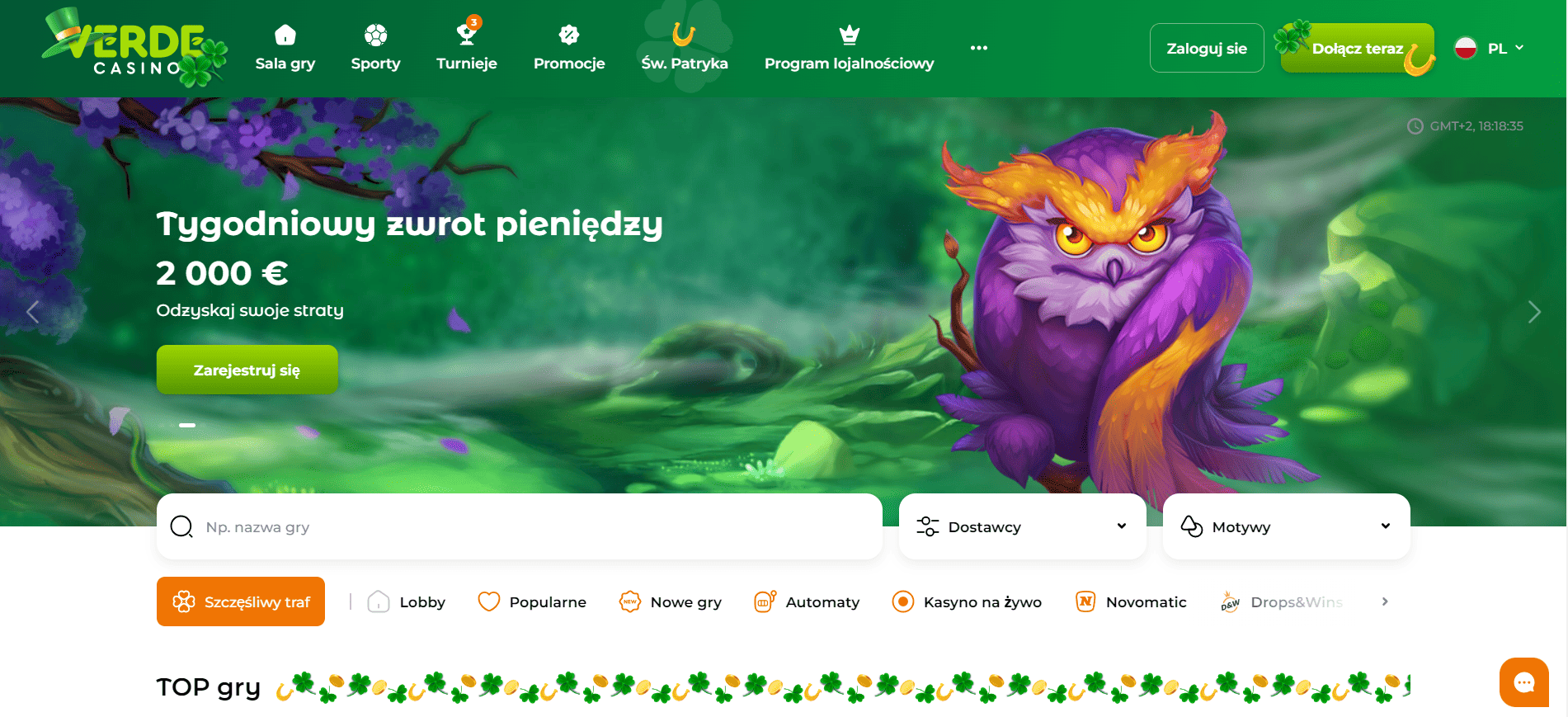 Verde Casino ✔️ Najlepsze Kasyno Online w Polsce