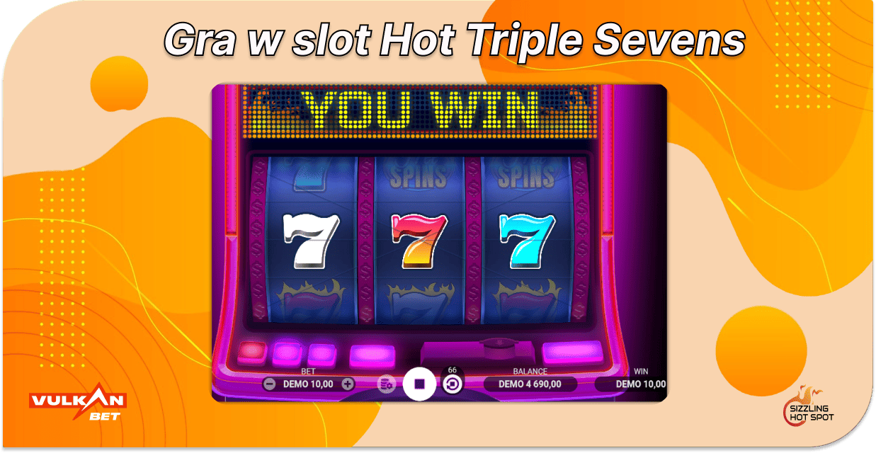 Vulkan Bet free spins w Hot Triple Sevens