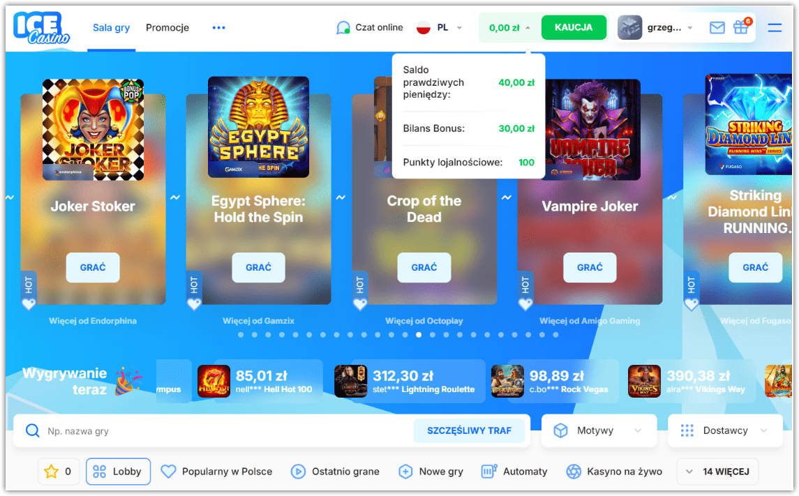 Wypłata w ramach bonusu 5 euro bez depozytu za rejestrację